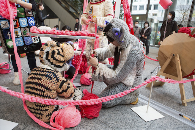 Knit Invaders in Marunouchi_14